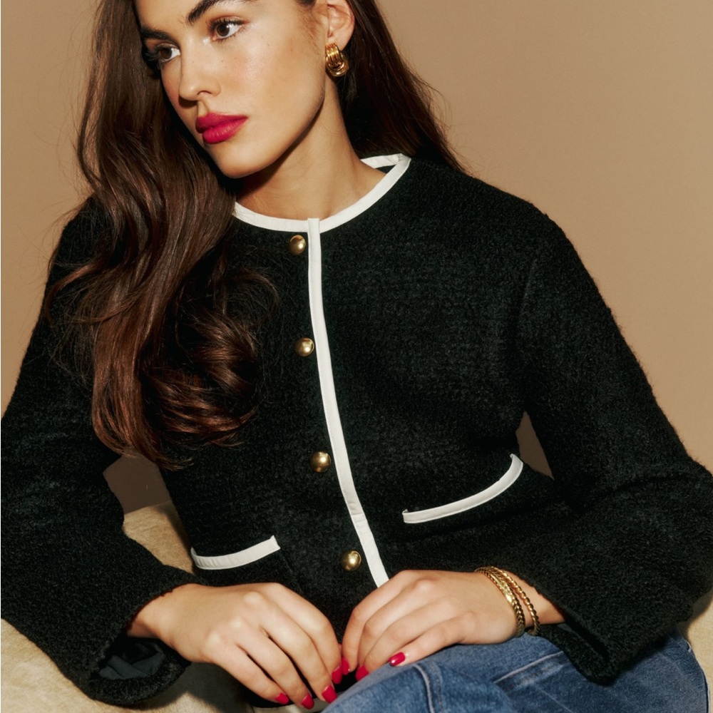 Reformation Dale Cropped Jacket
